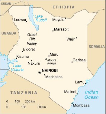 Kenya Map