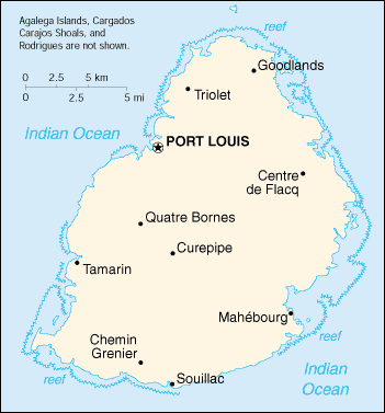 Mauritius Map