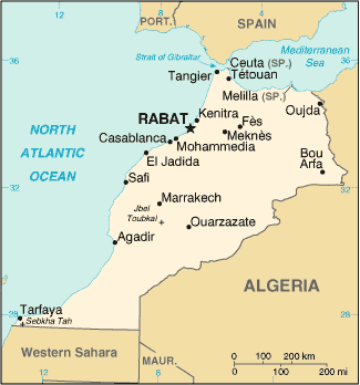 Morocco Map