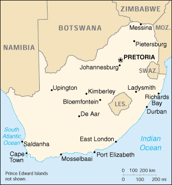 South Africa Map