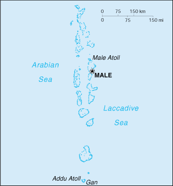 Maldives Map