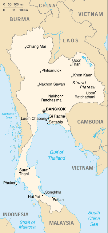 Thailand Map