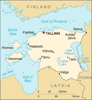 Estonia Map