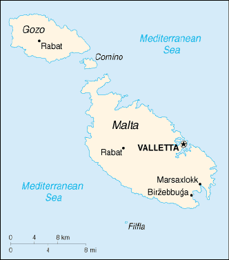 Malta Map