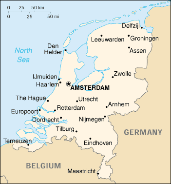 NETHERLANDS MAP
