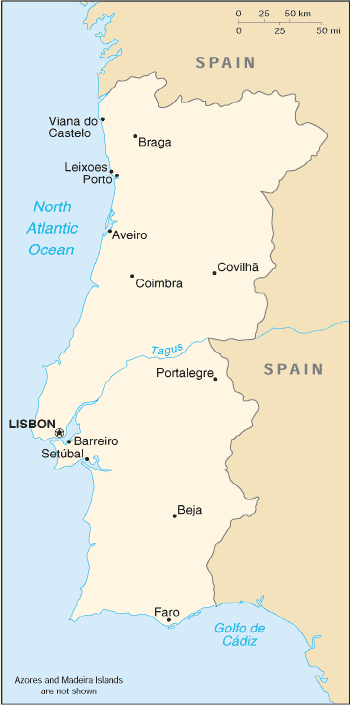 portugal Map