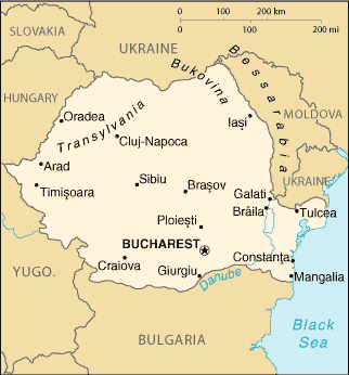 Romania Map