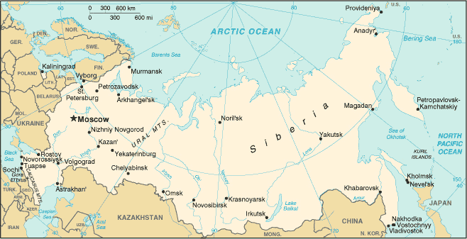 Russia Map