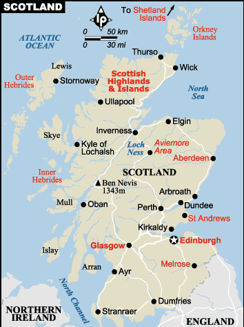 Scotland Map