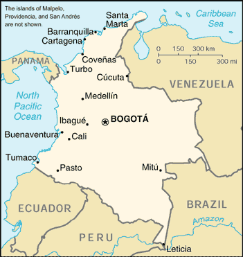 Colombia Map