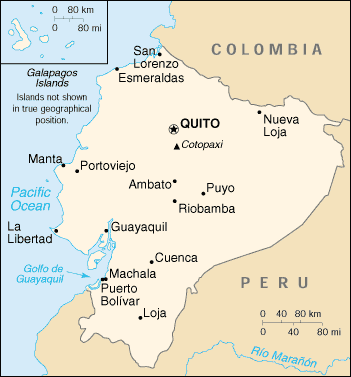 Ecuador Map