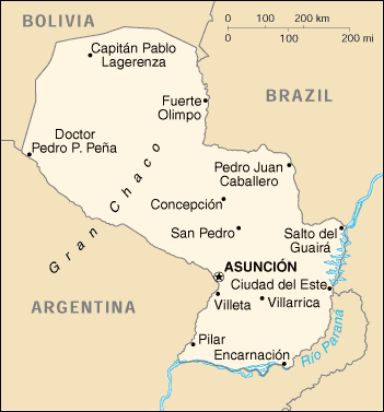 Paraguay Map