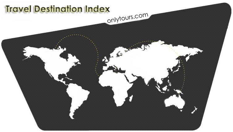 World Map - Travel Destination Index